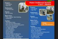 Pket outbound Bhakti Alam Pasuruan