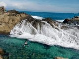 Kolam Renang Unik Pantai Wedi Ombo Gunung Kidul Jogjakarta