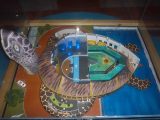 Maket peta Fasilitas Kura Kura Ocean Park Pantai Kartini Jepara