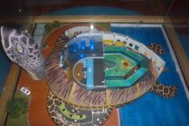 Maket peta Fasilitas Kura Kura Ocean Park Pantai Kartini Jepara
